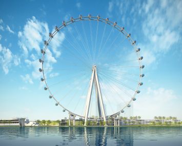 A rendering of the New York Wheel.