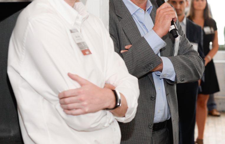 Bill Rudin of Rudin Management not only made an appearance, but had a question or two for the panel.