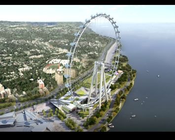 A rendering of the New York Wheel (Photo courtesy: New York Wheel).