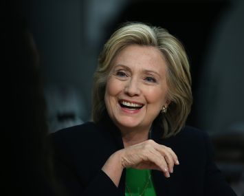 Hillary Clinton wins a plurality of developers.