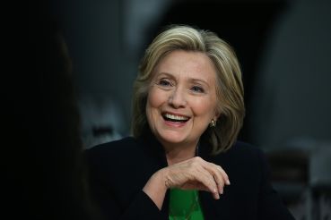 Hillary Clinton wins a plurality of developers.   (Photo by Justin Sullivan/Getty Images)