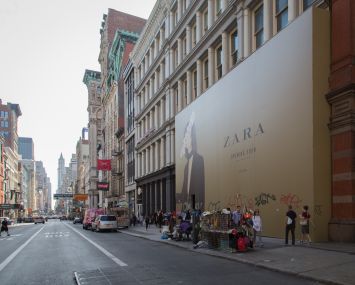 Zara’s parent company purchased this spot which formerly housed Old Navy, for more than $19,000 per foot (Photo: Kaitlyn Flannagan/for Commercial Observer).