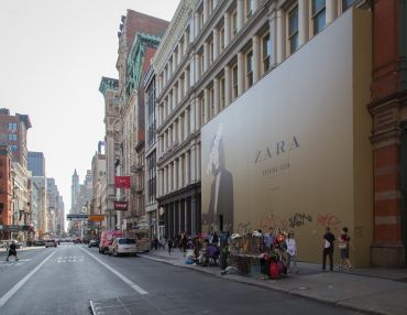 Zara’s parent company purchased this spot which formerly housed Old Navy, for more than $19,000 per foot (Photo: Kaitlyn Flannagan/for Commercial Observer).