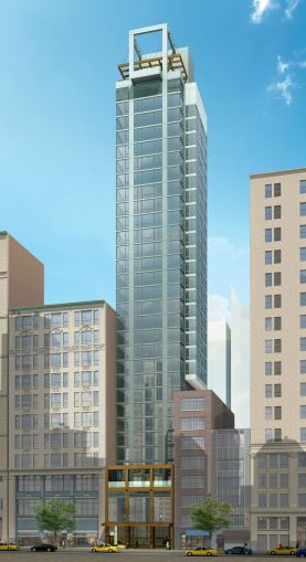 Rendering of the tommie hotel at 11 East 31st Street.