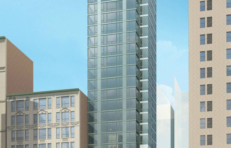 Rendering of the tommie hotel at 11 East 31st Street.