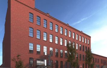 Rendering of the renovated 68-80 Third Street.