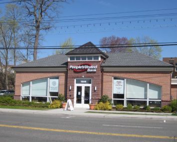 A People's United Bank branch in Mamaroneck, N.Y.
