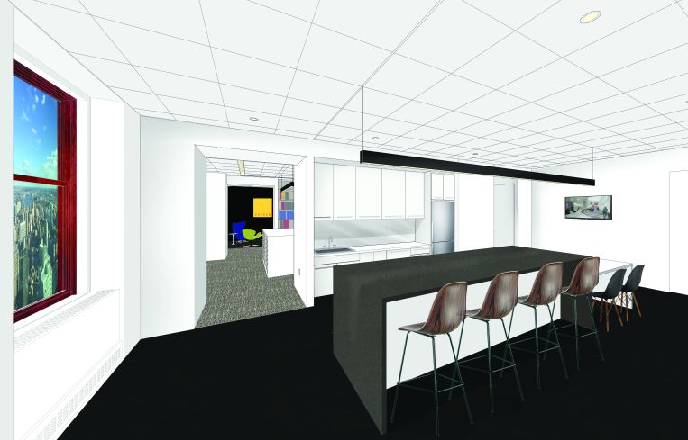 The pantry will be updated as well (Rendering: Corgan).