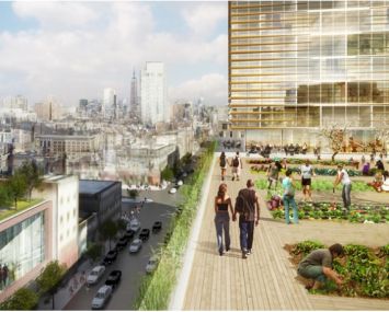 A rendering of Site 6 at Essex Crossing.