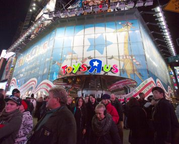 Toys "R" Us' is one of 18 national retailers that shuttered all of their New York City stores this year.