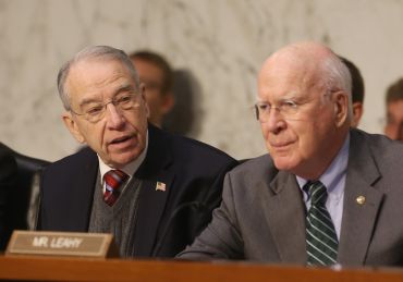 Senators Chuck Grassley and Patrick Leahy.