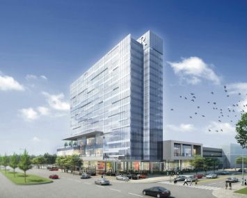 Rendering of the Renaissance Hotel.