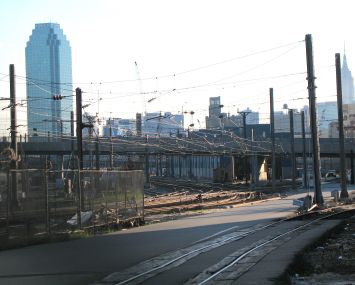 Sunnyside Yards, which borders Tishman Speyer's and H&R Real Estate Investment Trust's development site.