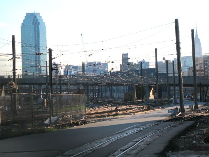 Sunnyside Yards, which borders Tishman Speyer's and H&R Real Estate Investment Trust's development site.