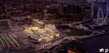 Rendering of Empire Outlets.