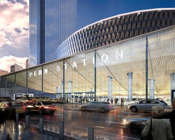 A rendering of the new entrance to Penn Station (Photo: Governer Cuomo's Office/Flickr).