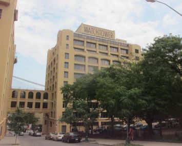 The Jehovah’s Witnesses' Watchtower Building in Brooklyn Heights.