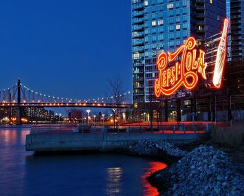 Long Island City's Pepsi-Cola sign was in the landmarking backlog (Photo: Dianne Rosete/Flickr).