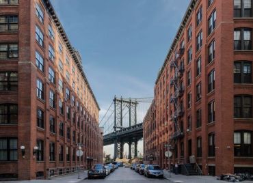 Dumbo, seen from under the Manhattan Bridge (Photo: Two Trees Management).