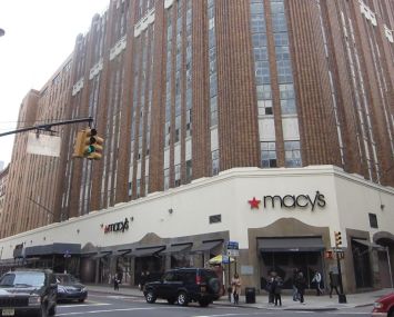 Macy's Downtown Brooklyn Location at 422 Fulton Street, where Tishman Speyer plans to convert upper floors to office space.