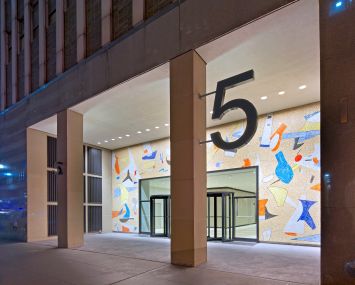 The exterior of 5 Bryant Park (Photo: Kevin Chu and Sharon Mclaughlin).
