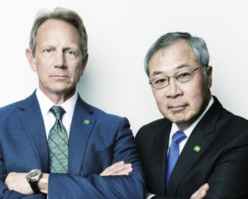 TD Bank's Gregg Gerken and Roy Chin (PHOTO: Celeste Sloman for Commercial Observer).