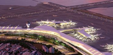 A rendering of the new Terminal B. Photo: LaGuardia Gateway Partnership