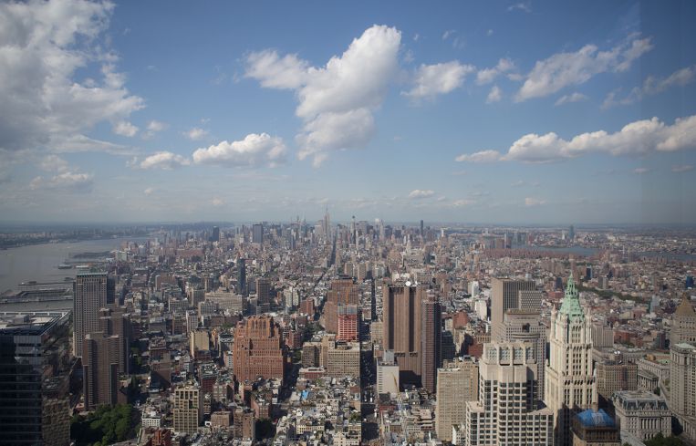 A view of a large city