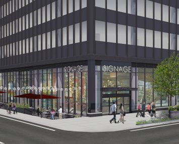 WATER WORKS: A 25,000-square-foot space is on the market at Vanbarton Group's 160 Water Street which could help answer FiDi's wanting (but steadily improving) retail needs.