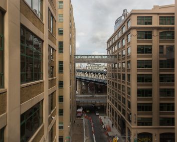 Dumbo Heights, a cluster of five buildings formerly owned by the Jehovah's Witnesses, was upgraded and converted into a tech campus.