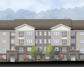 A rendering of Foxwood in Raleigh, N.C.