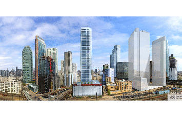 Long Island City is poised for considerable development in the next three to five years (Photo and rendering: Jesse Winter for LIC Partnership).