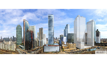 Long Island City is poised for considerable development in the next three to five years (Photo and rendering: Jesse Winter for LIC Partnership).