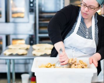 Specially crafted pies being made (Photo: Four & Twenty Blackbirds).