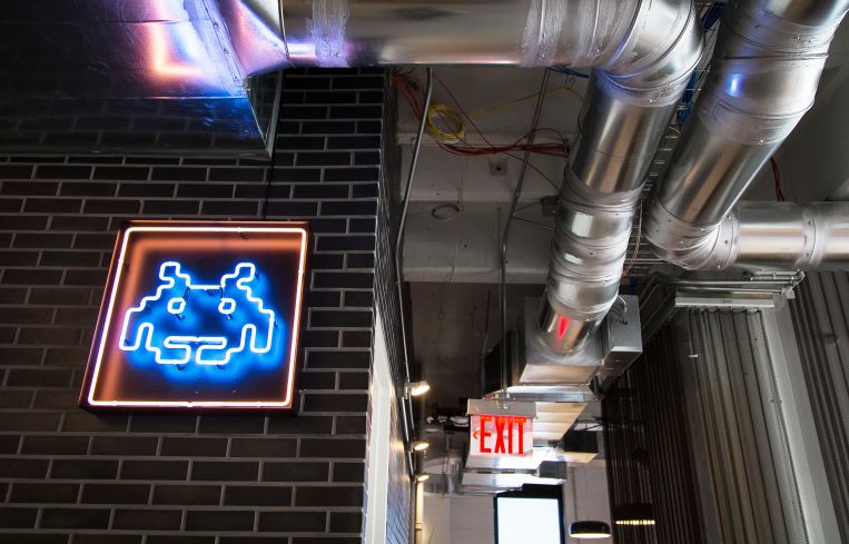 Neon signs were crafted locally (Photo: Kaitlyn Flannagan/ For Commercial Observer).