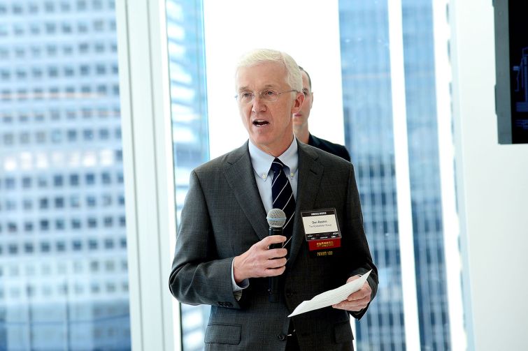 Dan Rashin of the Rockefeller Group, which hosted the event in its 1271 Avenue of the Americas building (Photo: Aurora Rose/ PMC).