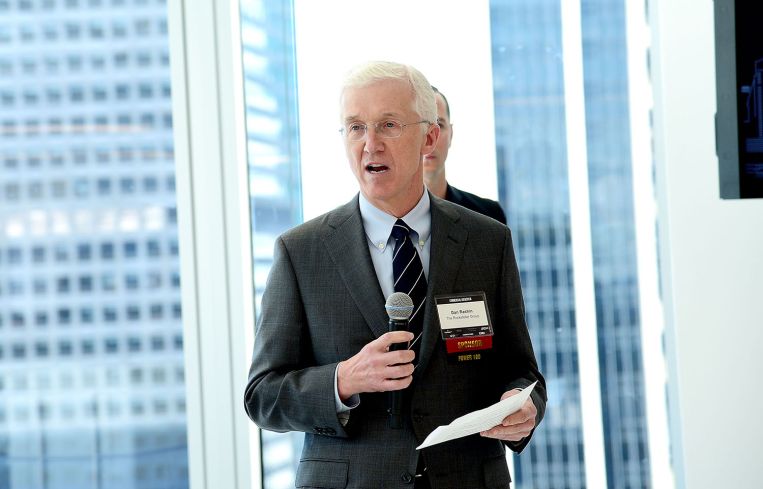 Dan Rashin of the Rockefeller Group, which hosted the event in its 1271 Avenue of the Americas building (Photo: Aurora Rose/ PMC).