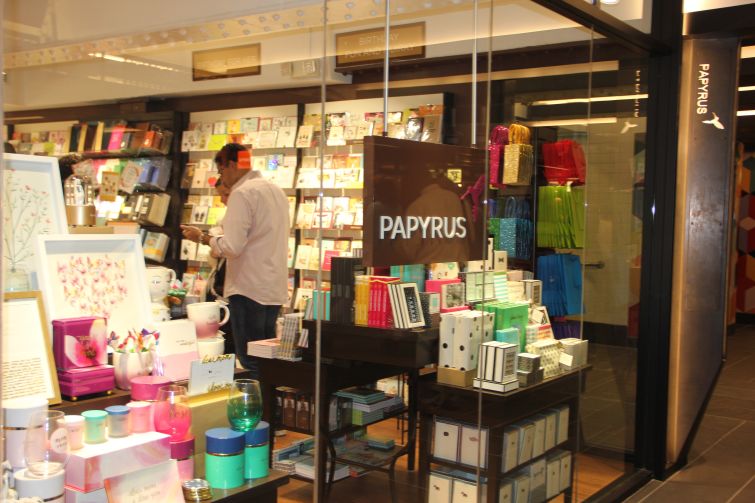 Papyrus has a shop at TurnStyle (Photo: Lauren Elkies Schram/ for Commercial Observer).