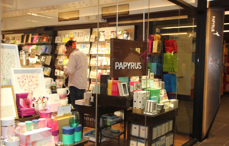 Papyrus has a shop at TurnStyle (Photo: Lauren Elkies Schram/ for Commercial Observer).