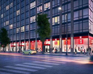 TF Cornerstone is constructing a 25-story residential tower in Downtown Brooklyn, with a major retail component (Rendering: TF Cornerstone).