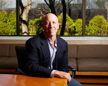 Barry Sternlicht inside of his Greenwich, CT.