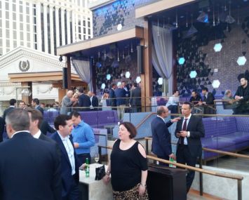 Bank of Americas' party at the Omnia at Caesars Palace (Photo: Lauren Elkies Schram/Commercial Observer).