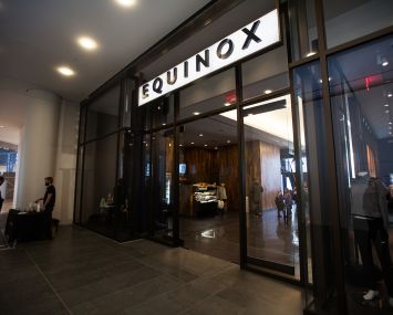 The retail portion of Equinox at Brookfield Place.