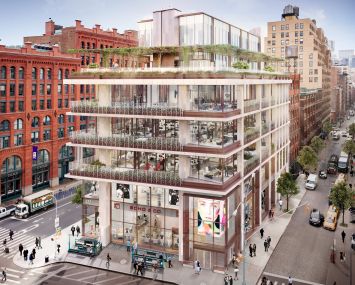 Rendering of 300 Lafayette Street.