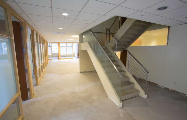 The 20th and 21st are interconnected by a staircase (Photo: Aaron Adler/For Commercial Observer).