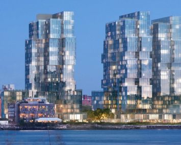 A rendering of 416-420 Kent Avenue.