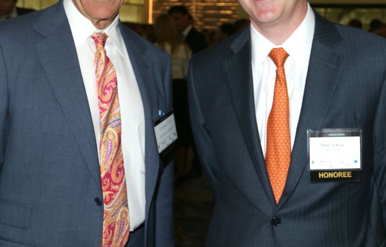 Stephen Ross of Related Companies, left, and Peter D'arcy of M&T Bank (Photo: Jimi Celeste/PMC).