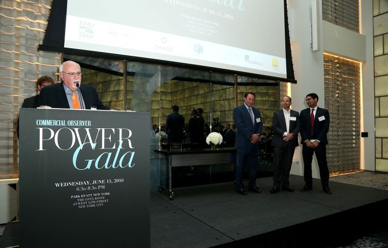 Alan Wiener of Wells Fargo Multifamily Capital accepts the Deal of the Year award (Photo: Jimi Celeste/PMC).