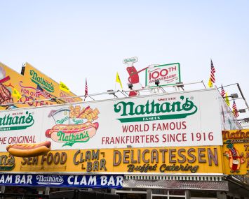 Nathan's Famous has been serving Coney Island it's hot dogs for a century (Photo: Kaitlyn Flannagan for Observer.)