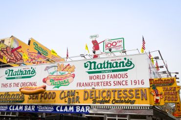 Nathan's Famous has been serving Coney Island it's hot dogs for a century (Photo: Kaitlyn Flannagan for Observer.)